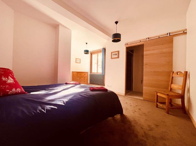 Slaapkamer 2 van het Huez-appartement op l'Alpe d'Huez 1850 M