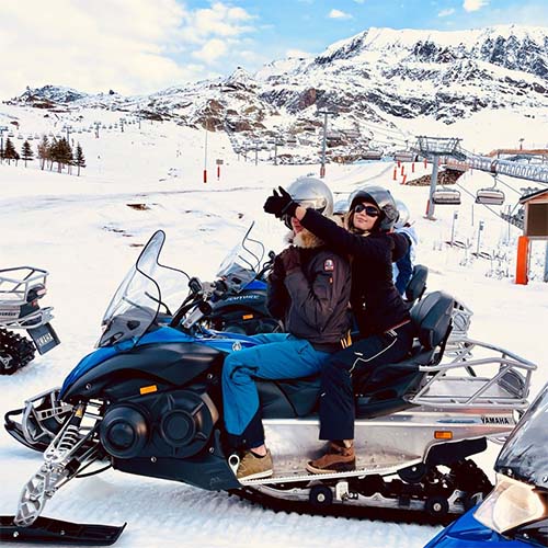 Schneemobilfahren in L'Alpe D'Huez