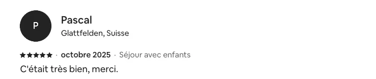 Avis de Pascal sur la location de la villa La Madrague sur la presqu'île de Giens. C’était très bien, merci.